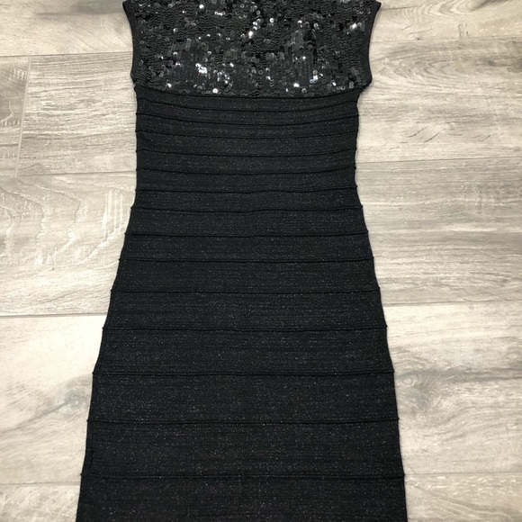 ciel de juno Dresses Juniors Black Metallic Dress With Sequin S